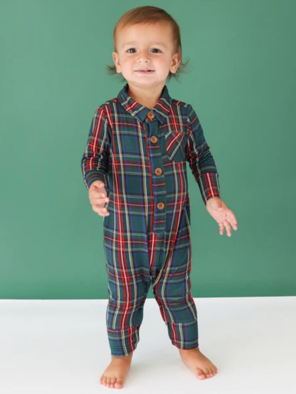 The Cutest Cotton Romper Cowboy All Boy Comfy Classic Plaid Vintage Oh Yeah